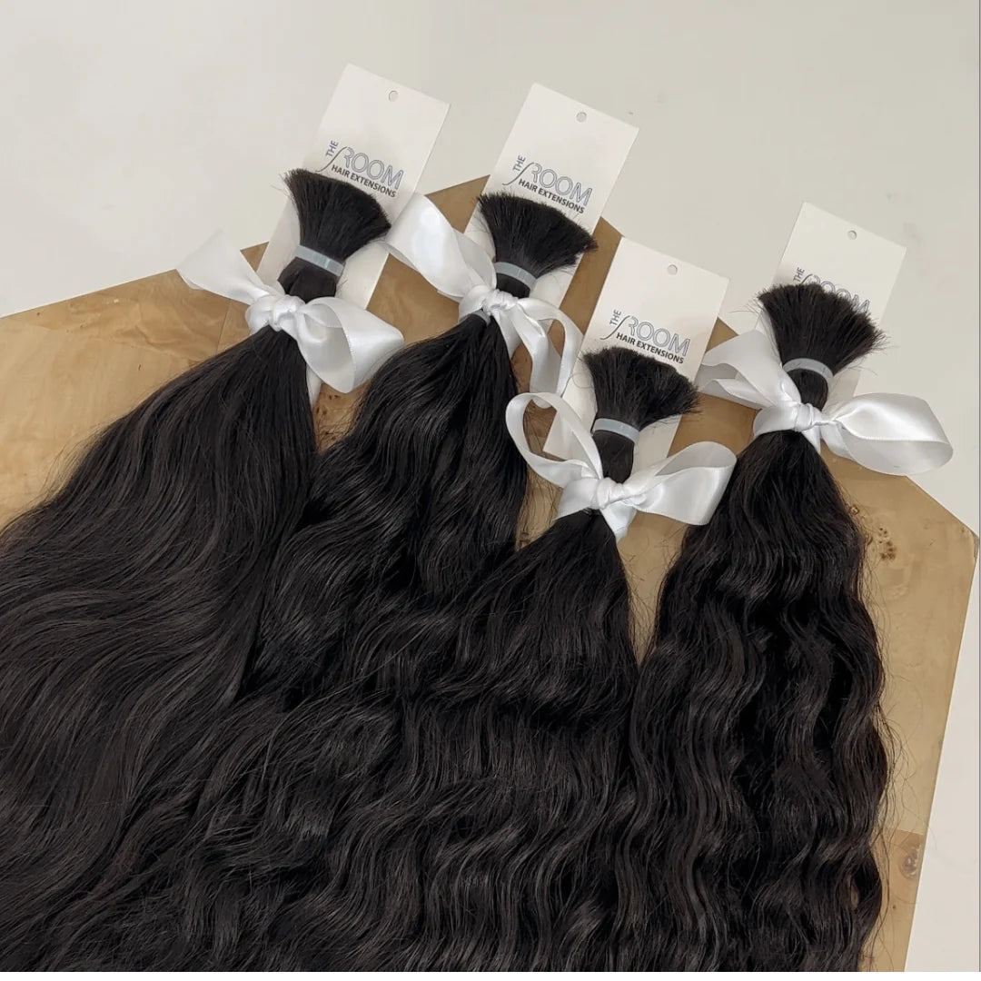 Micro Ring Hair Extensions Multi-Dimensional color Bold Curls