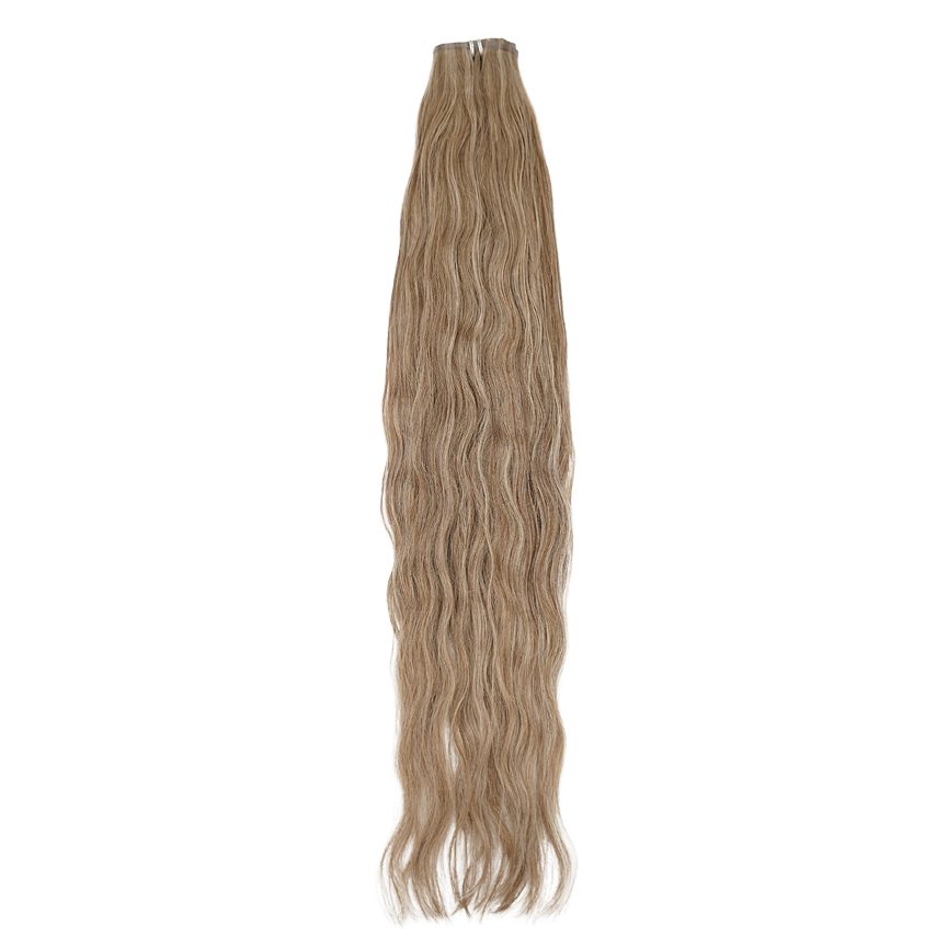 Extensiones de clip sin costuras color cacao de 30&quot;