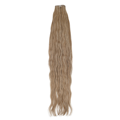 Extensiones de clip sin costuras color cacao de 30&quot;